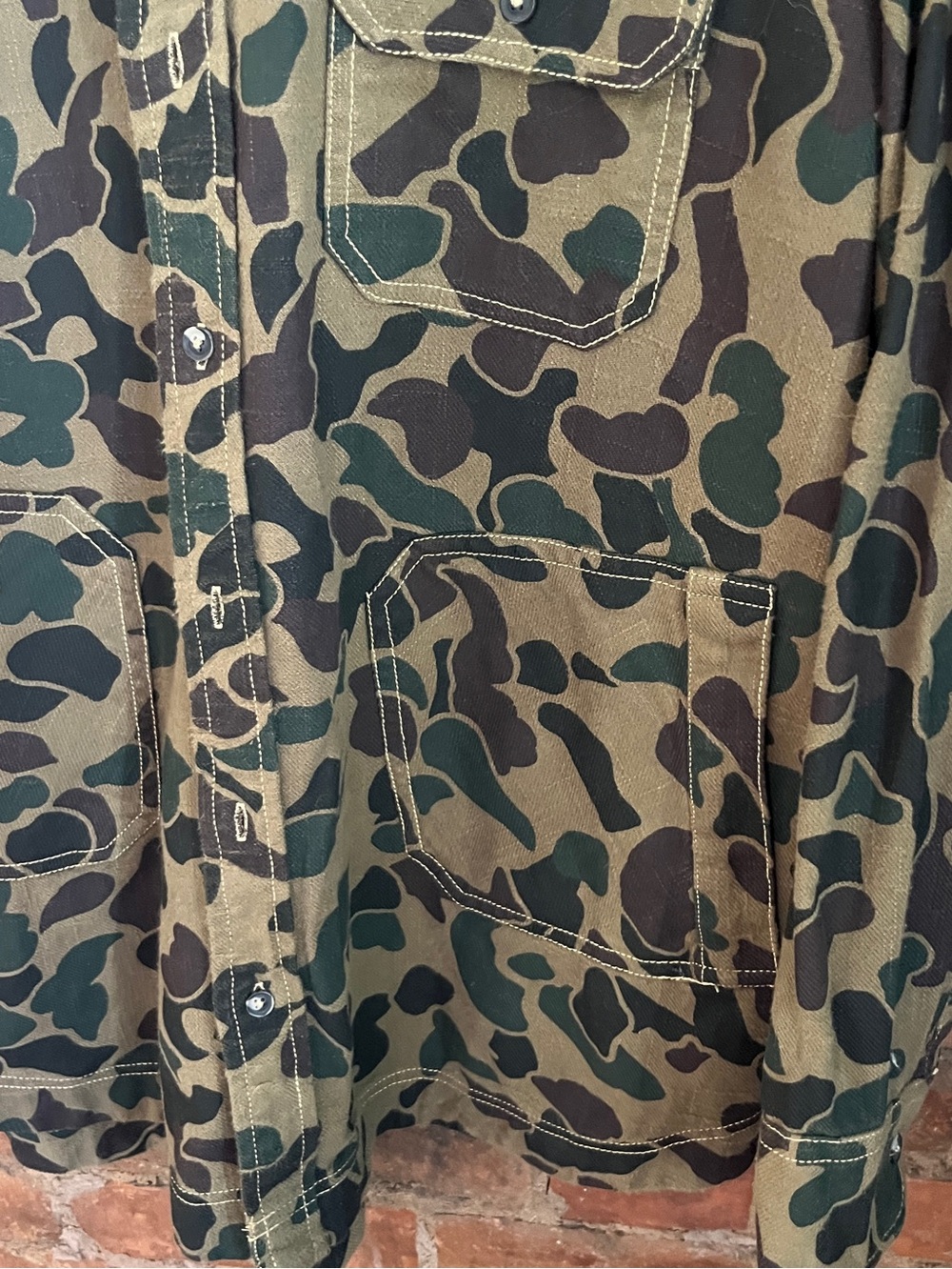 BDG Urban Outfitters Camo Chore Coat Shirt Jacket Men's Medium Cotton - Picture 4 of 6